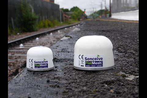 Senceive Ltd has obtained Network Rail product acceptance for its FlatMesh wireless sensors.